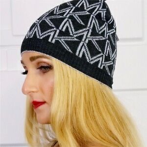 Michael Kors Logo Foldover Beanie